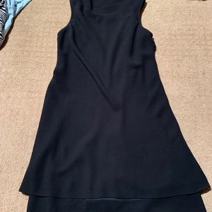 Black layered dress
